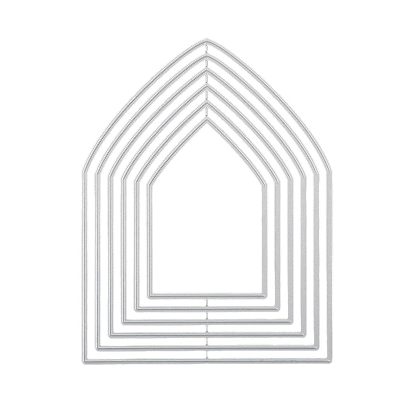 Poppy Crafts Cutting Dies #821 - Nesting Dies - Window #1*