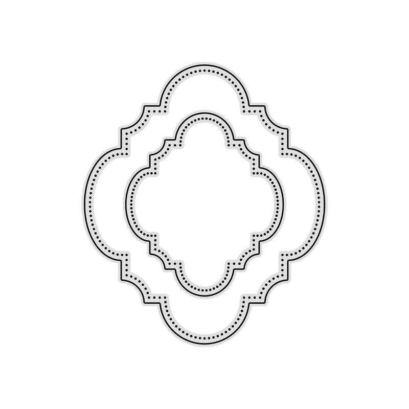 Poppy Crafts Cutting Dies #836 - Nesting Dies - Unique Frame #2