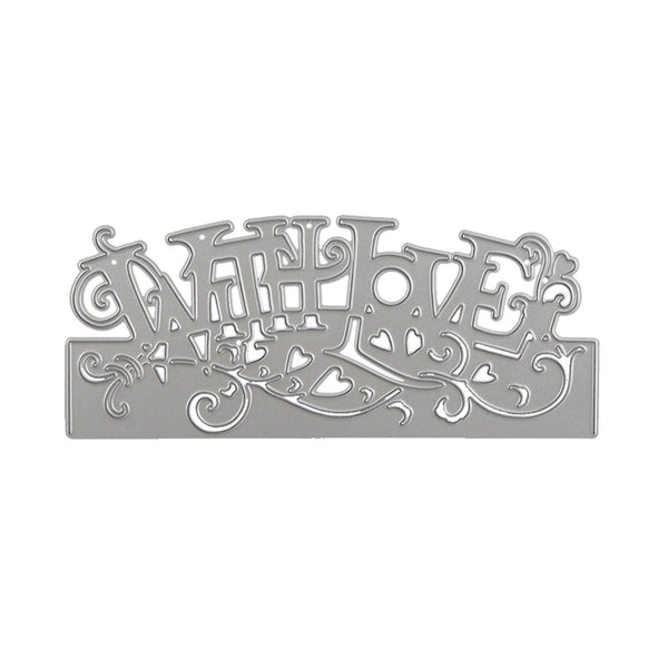 Poppy Crafts Cutting Dies #853 - With Love*