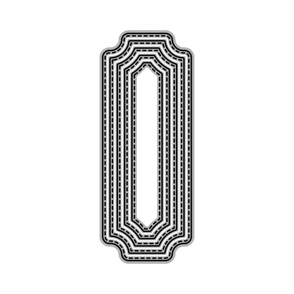 Poppy Crafts Cutting Dies #861 - Nesting Dies - Clipped Cornered Rectangles