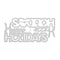 Poppy Crafts Cutting Dies #948 - Christmas Collection - Happy Holidays*