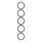 Poppy Crafts Cutting Dies #963 - Stitched Circle Fivesome