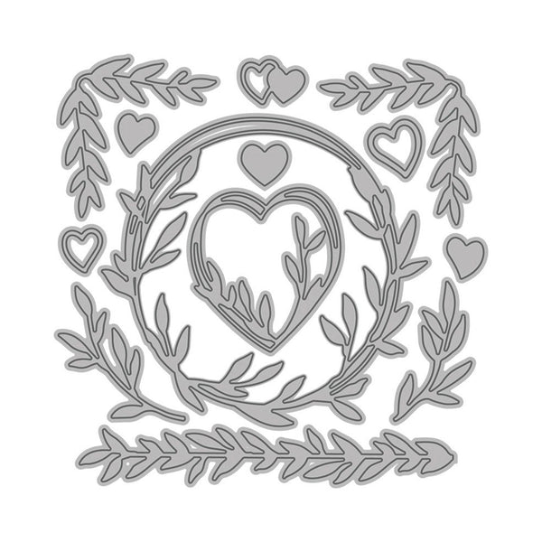 Poppy Crafts Cutting Dies #971 - Lovely Wreath