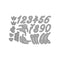 Poppy Crafts Cutting Dies #972 - Dainty Numbers
