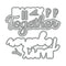 Poppy Crafts Cutting Dies #973 - Happy Together