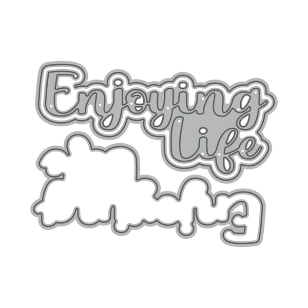 Poppy Crafts Cutting Dies #977 - Enjoying Life