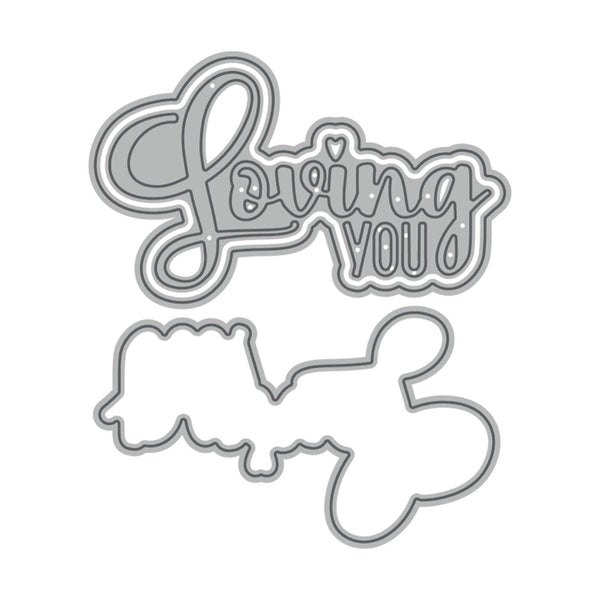 Poppy Crafts Cutting Dies #984 - Loving You