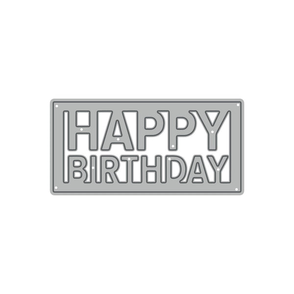 Poppy Crafts Cutting Dies #988 - Happy Birthday
