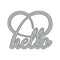 Poppy Crafts Cutting Dies #990 - Hello
