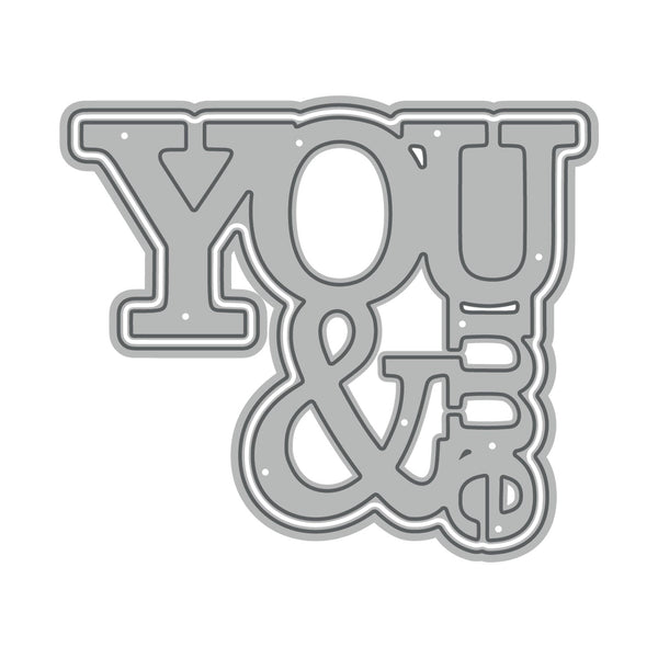 Poppy Crafts Cutting Dies #994 - You & Me