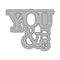 Poppy Crafts Cutting Dies #994 - You & Me