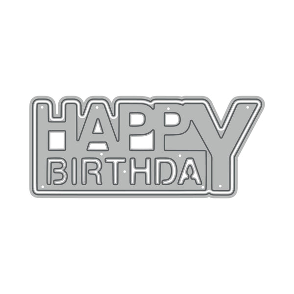 Poppy Crafts Cutting Dies #995 - Happy Birthday