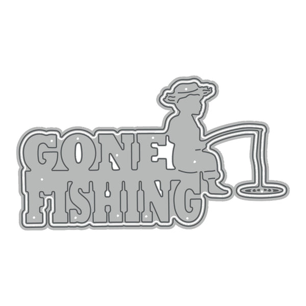 Poppy Crafts Cutting Dies #997 - Gone Fishing