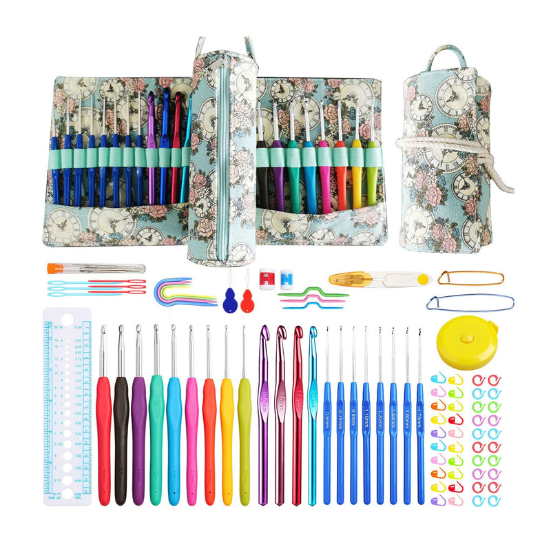 Poppy Crafts Crochet Hook Set & Accessories - Clocks