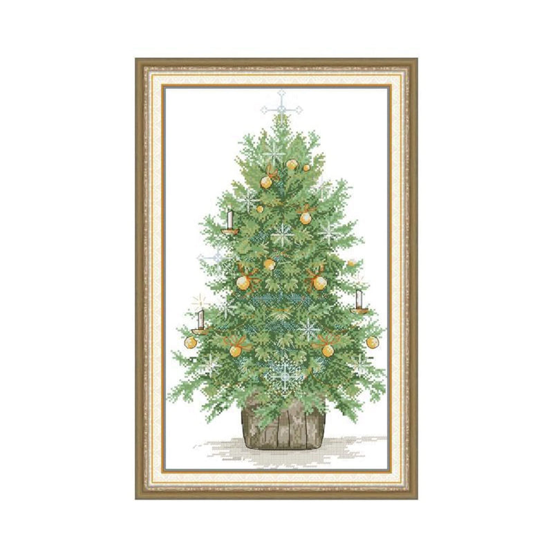 Poppy Crafts Christmas Cross-Stitch Kit #145 - Christmas Tree #3*