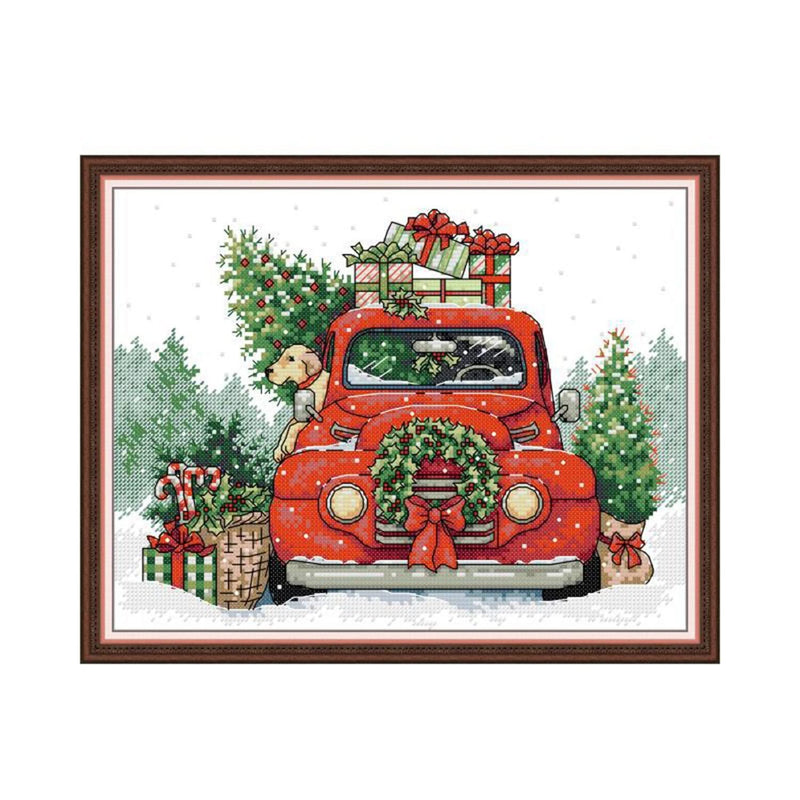 Poppy Crafts Christmas Cross-Stitch Kit