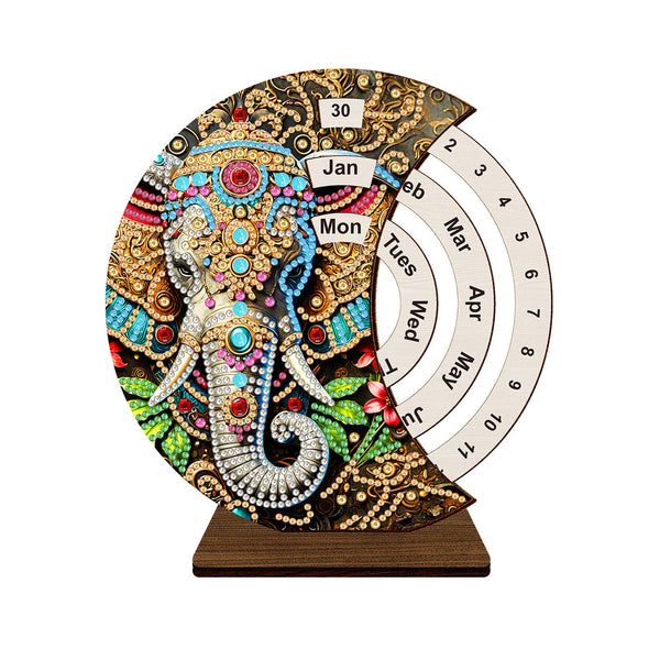 Poppy Crafts Diamond Art Calendar Kit #14 - Ganesh