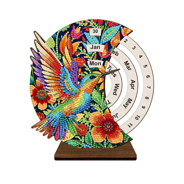Poppy Crafts Diamond Art Calendar Kit #16 - Hummingbird