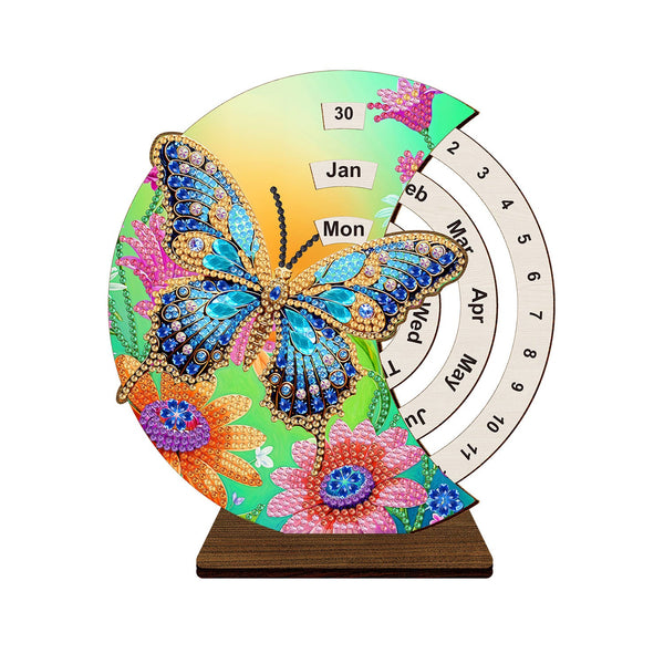 Poppy Crafts Diamond Art Calendar Kit #17 - Bright Butterfly