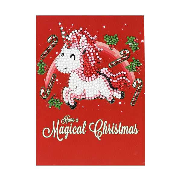 Poppy Crafts Diamond Art Christmas Greeting Card #11