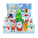 Poppy Crafts Diamond Art 3D Christmas Greeting Card