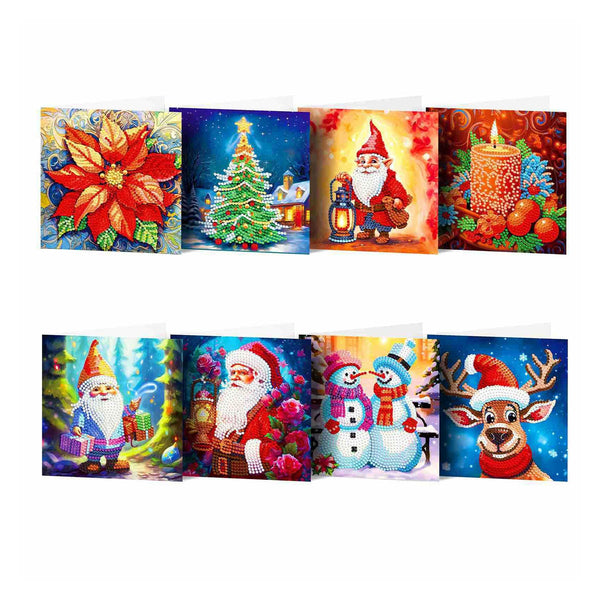 Poppy Crafts Diamond Art Greeting Card Kit #12 - 8 Pack