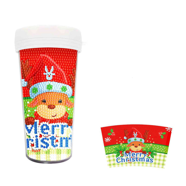 Poppy Crafts Diamond Art Tumbler Kit #18 - Merry Christmas