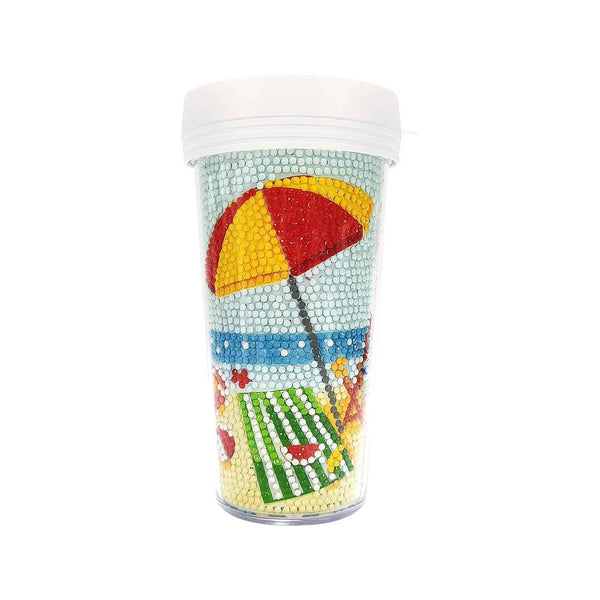 Poppy Crafts Diamond Art Tumbler Kit #4 - Beach*