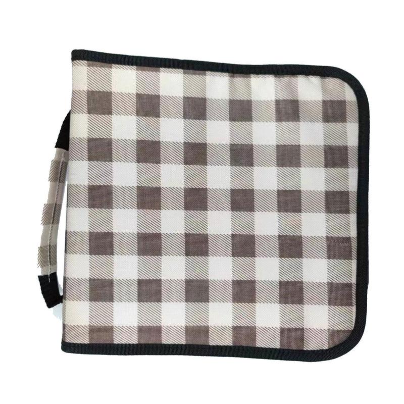 Poppy Crafts Die Storage Folder - Soft Grey Gingham*