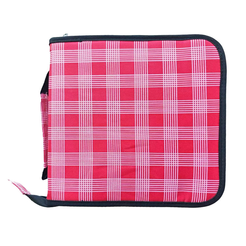 Poppy Crafts Die Storage Folder - Red Line Chequered