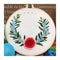 Poppy Crafts Embroidery Kit #73 - Single Flower Wreath