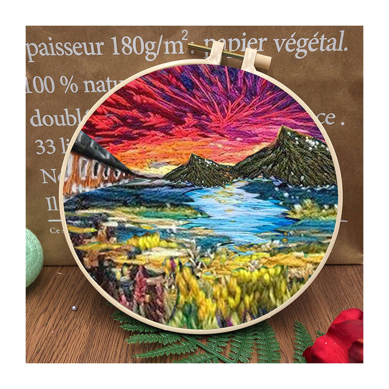 Poppy Crafts Embroidery Kit #78 - Vibrant Views #1