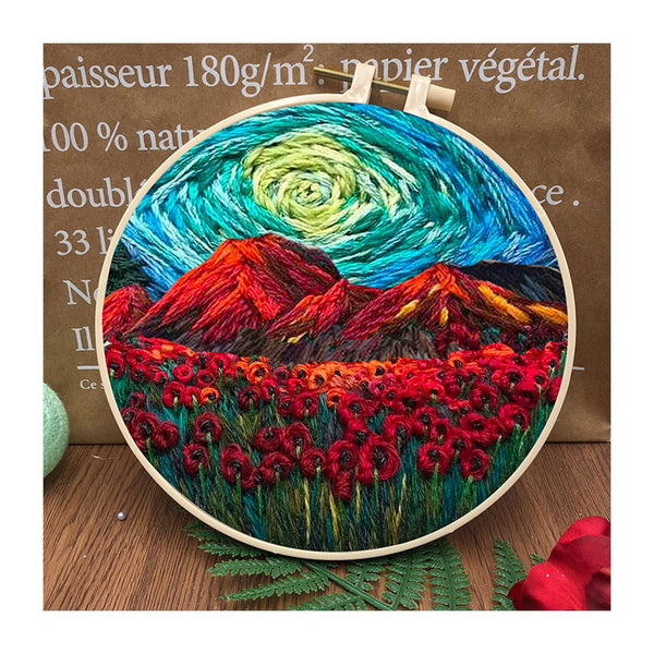 Poppy Crafts Embroidery Kit #82 - Poppy Mountain Day