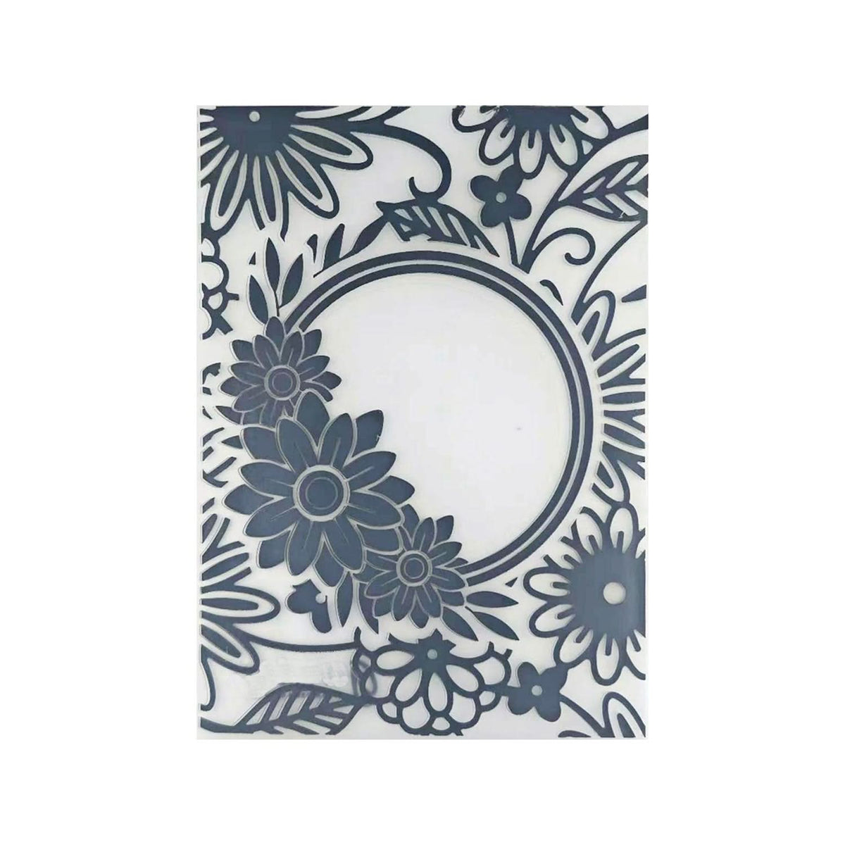 Poppy Crafts Embossing Folder #404 - Flower Frame – CraftOnline