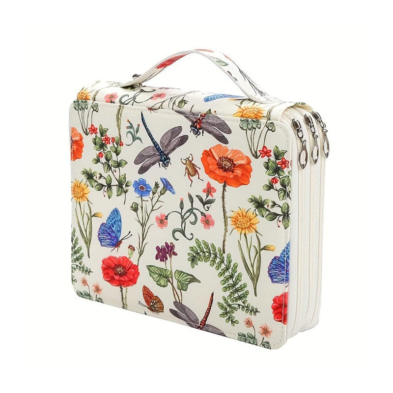 Poppy Crafts Floral Pencil Case