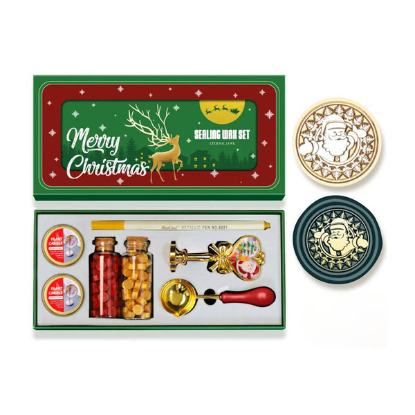 Poppy Crafts Christmas Gift Box Wax Seal Kit #35