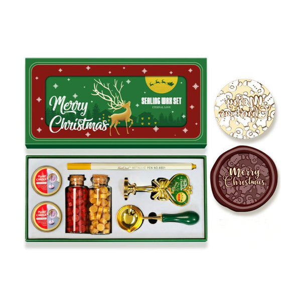 Poppy Crafts Christmas Gift Box Wax Seal Kit #37*
