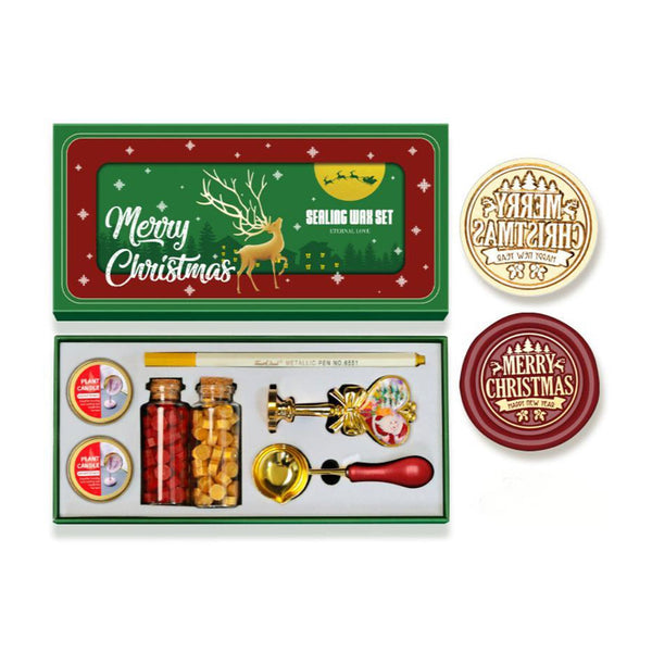 Poppy Crafts Christmas Gift Box Wax Seal Kit #38