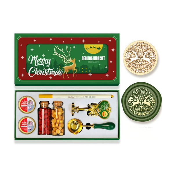 Poppy Crafts Christmas Gift Box Wax Seal Kit #39