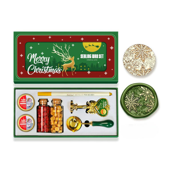 Poppy Crafts Christmas Gift Box Wax Seal Kit #42