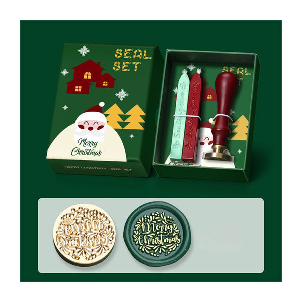 Poppy Crafts Christmas Gift Box Wax Seal Kit #48