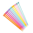 Poppy Crafts Plastic Knitting Needle Set - Colourful
