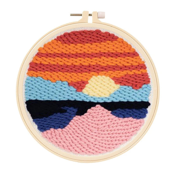 Poppy Crafts Punch Needle Kit #13 - Lake Side Sunset