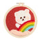 Poppy Crafts Punch Needle Kit #17 - Rainbow Teddy