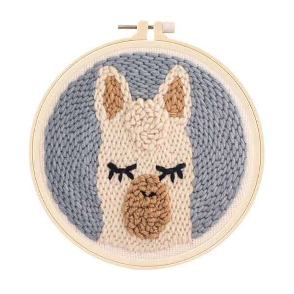 Poppy Crafts Punch Needle Kit #7 - Llama