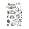 Poppy Crafts Clear Stamps #461 - Christmas Collection - Merry Christmas