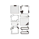 Poppy Crafts Clear Stamps #509 - Planner Bits #6