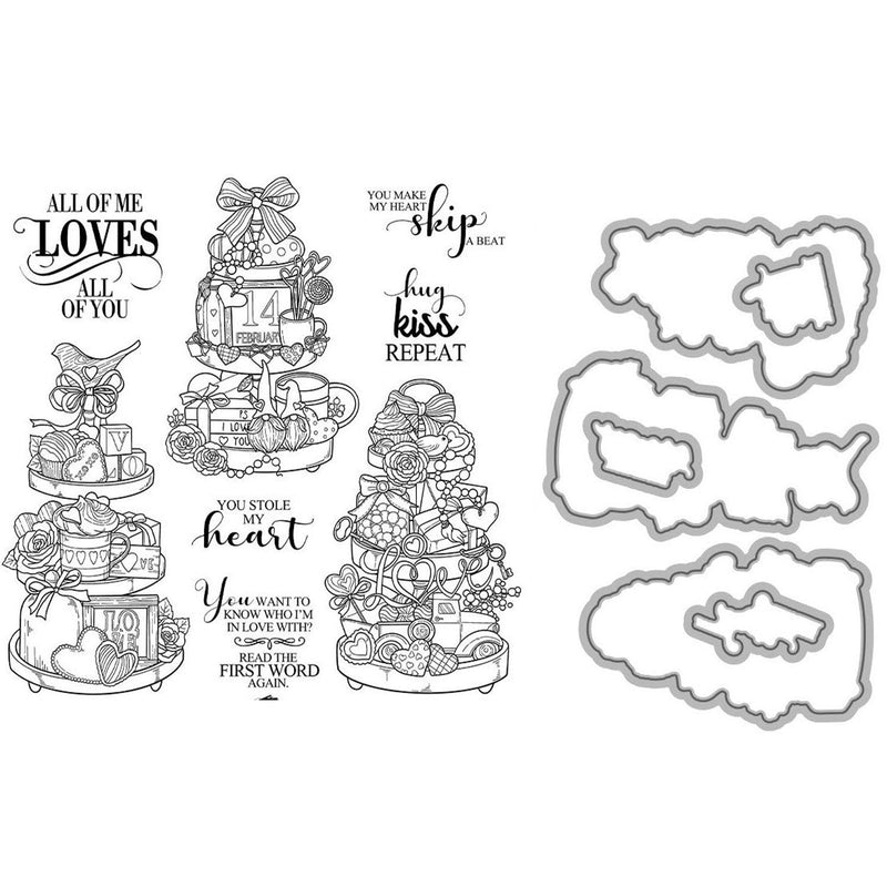 Poppy Crafts Cutting Dies & Stamp Set
