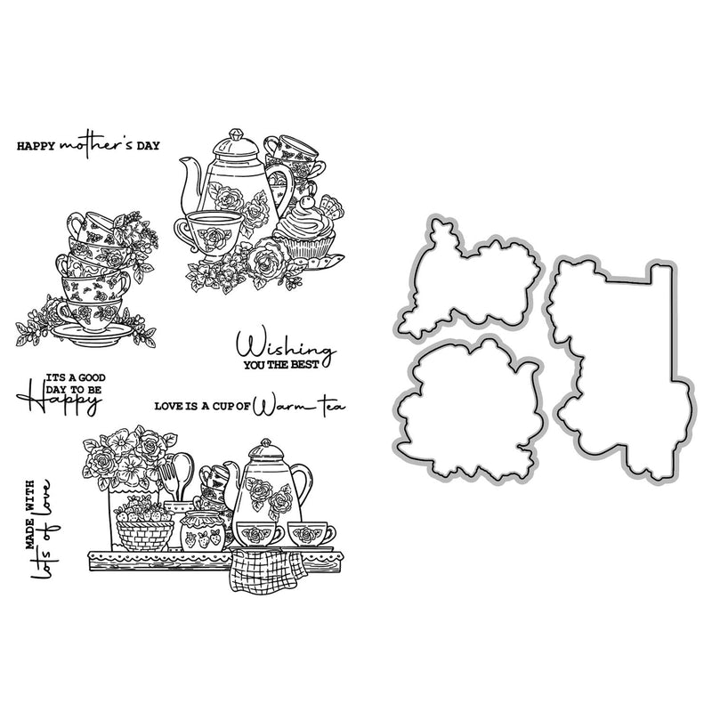 Poppy Crafts Cutting Dies & Stamp Set