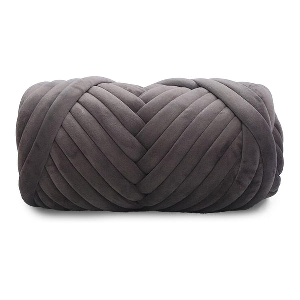 Poppy Crafts Super Chunky Hand Knitting Yarn 500g - Velvet - Dark Grey